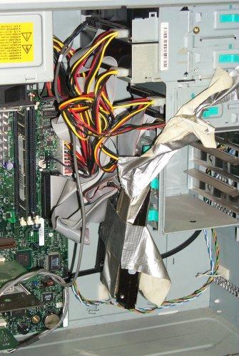 duct tape that hard drive
